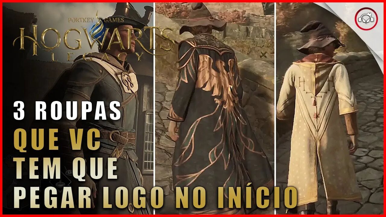 Hogwarts Legacy, 3 Roupas que vc não pode perder logo no início do jogo | Super-Dica