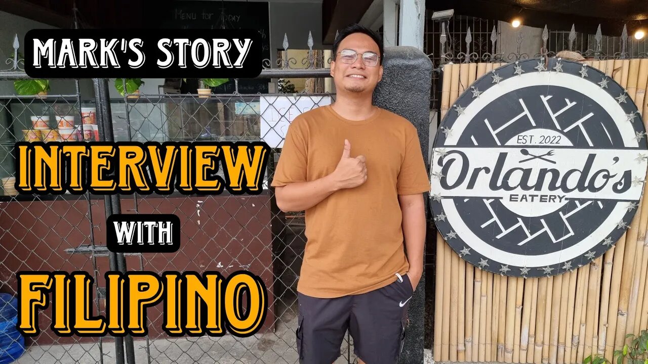 Interview with Filipino sharing his life story.