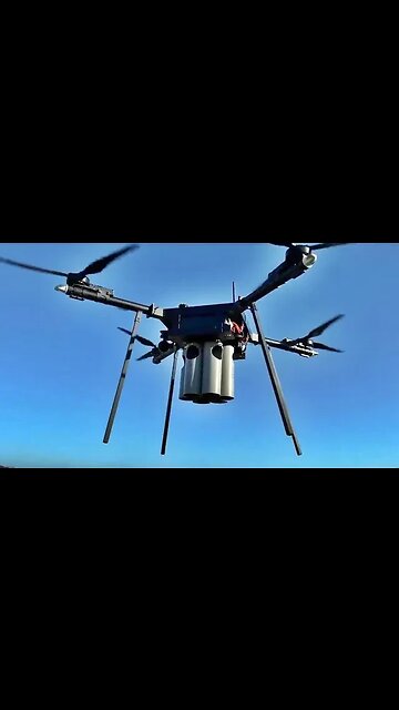 Ukrainian Drone For Carpet Bomb Runs