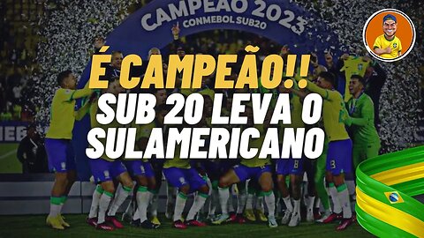 Sub 20: Meninos são campeões e mostram diferença pro profissional