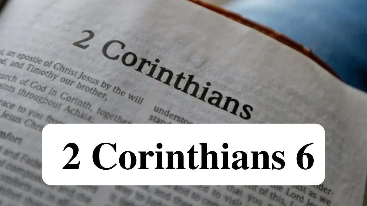 2 Corinthians Chapter 6