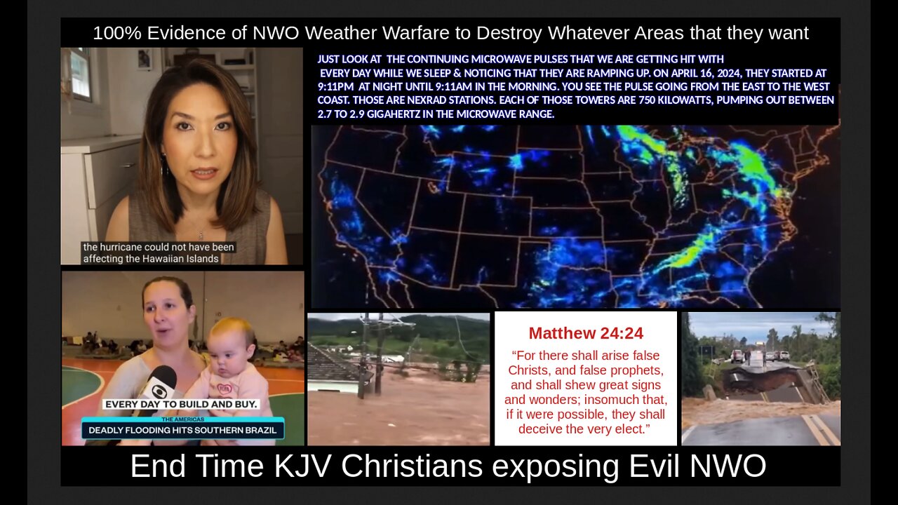 100% Evidence of NWO Weather Warfare to Destroy Whatever Areas that they want