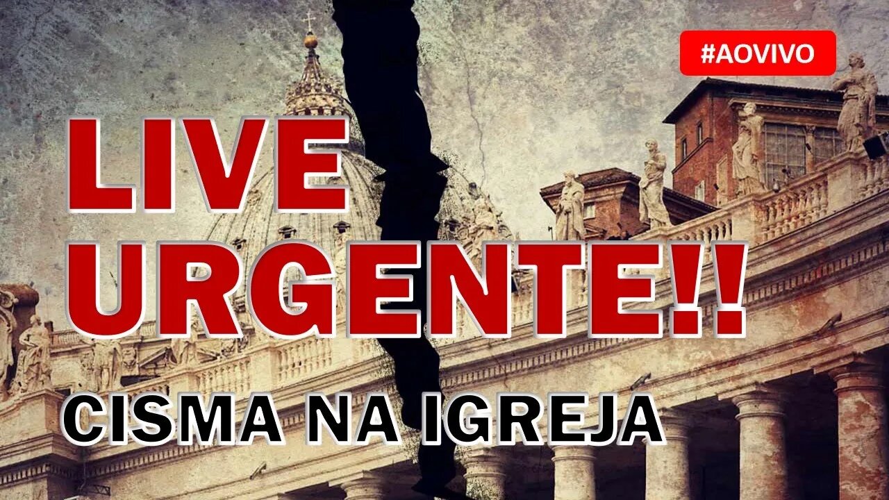 🔴 Live | O falso conclave de Fra Alexis Bugnolo e o cisma na Igreja