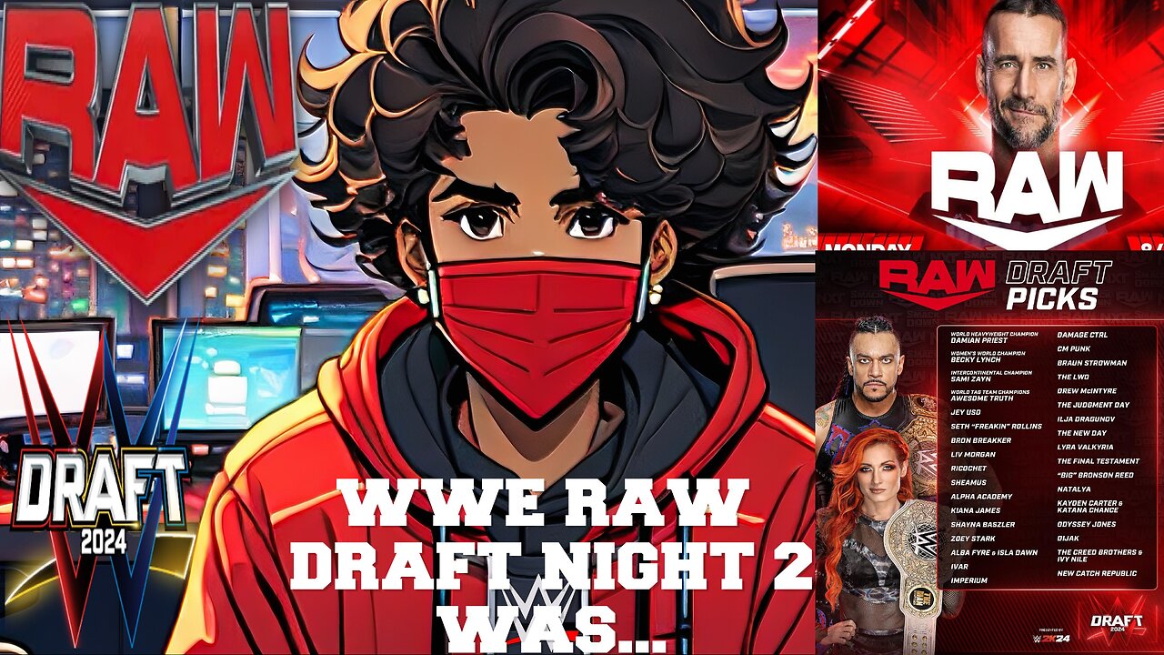 WWE RAW DRAFT NIGHT 2 WAS...