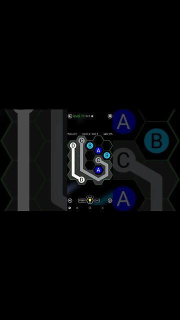 flow free Hexes: easy level 10