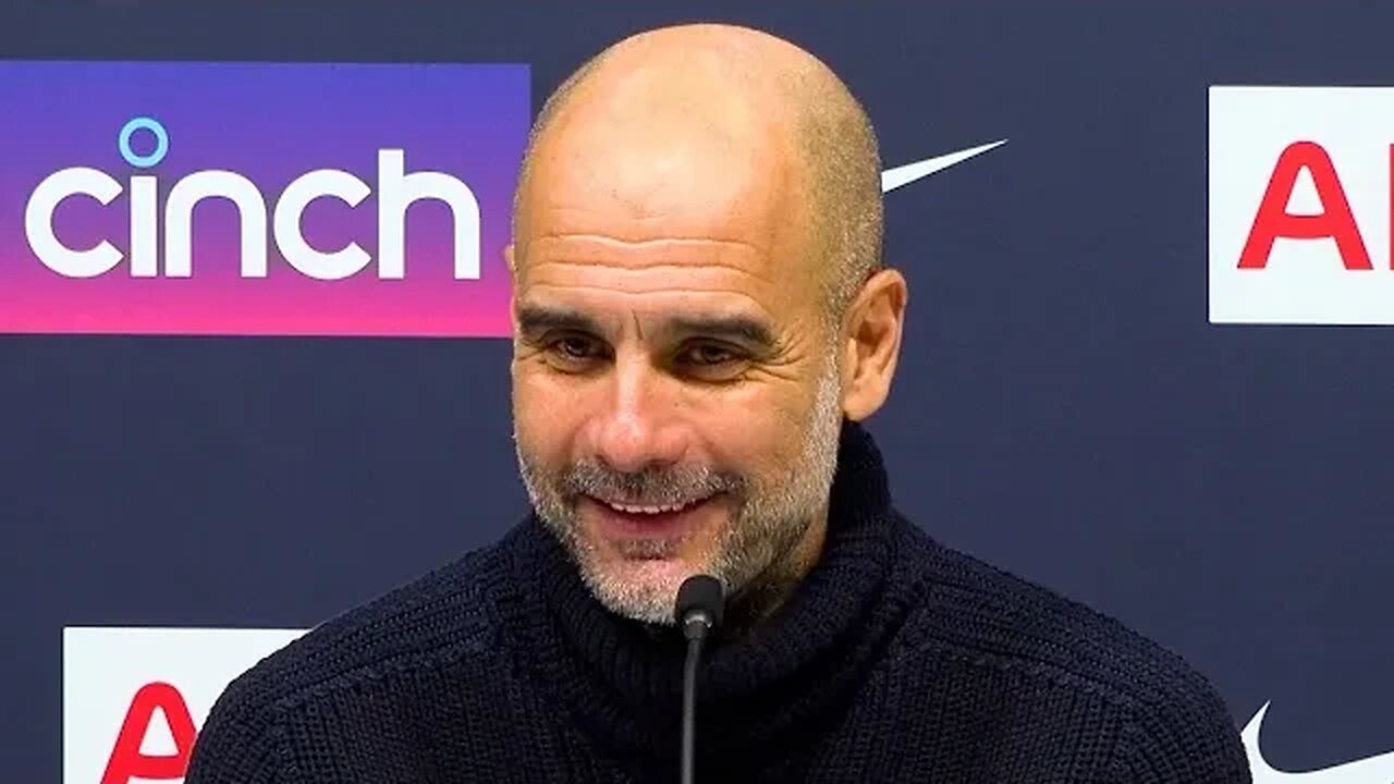 'I'm NOT going to say HARRY KANE TEAM otherwise Poch will be GRUMPY!' | Pep | Tottenham 1-0 Man City