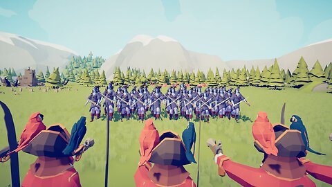 40 Pirate Captain's Versus 40 Pirate Queens || Totally Accurate Battle Simulator