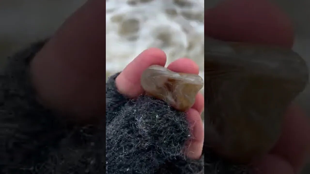 Agate snatched from Lake Superior!