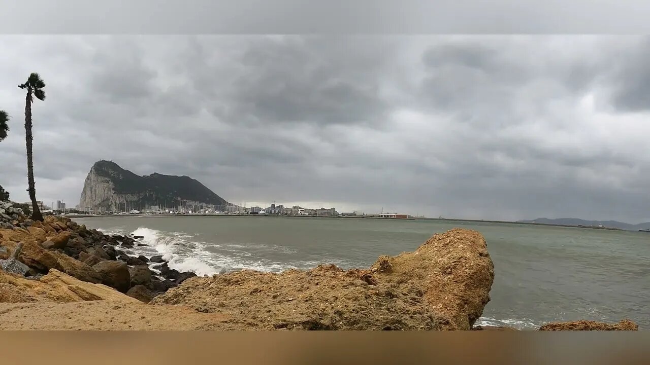 Time Lapse Clouds and Waves During the Storm Surge 10 Feb 2023