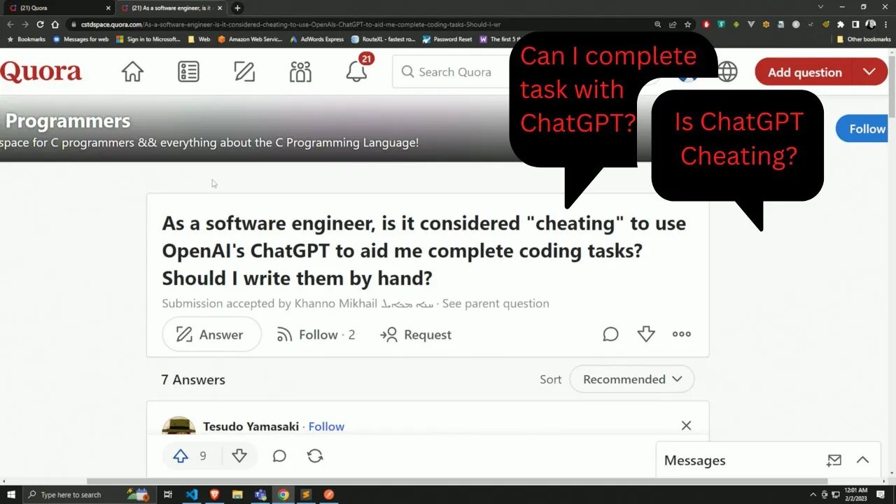 Is ChatGPT Considered Cheating to Complete Task?