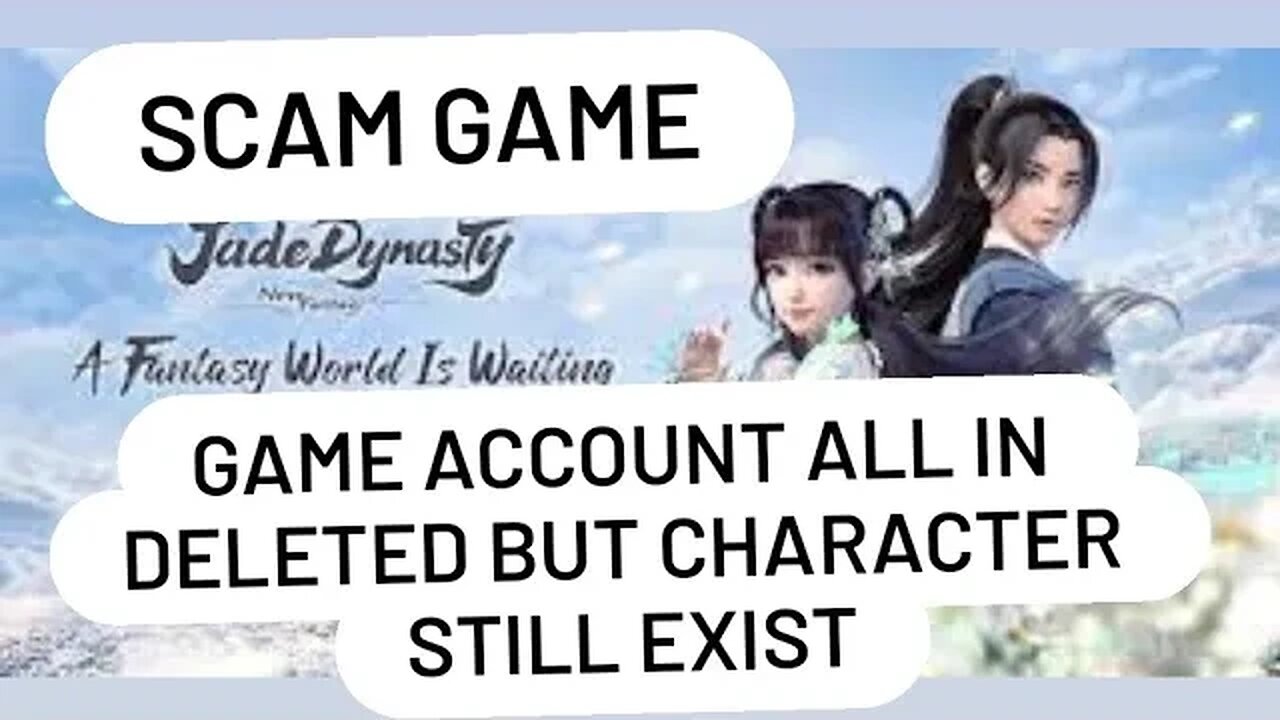 PERFECT WORLD GAME 翡翠王朝新奇幻 JADE DYNASTY NEW FANTASY SCAMMER GAME, CANNOT ERASE CHARACTER EXIST !!!