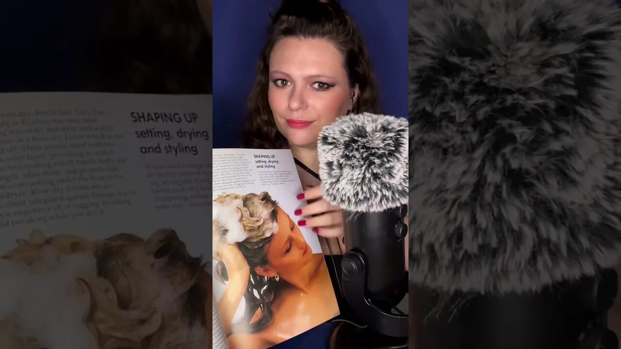 ASMR | Tapping 80s Beauty Book 💋#asmr #asmrsounds #asmrshorts #shorts #shortsvideo #asmrtapping