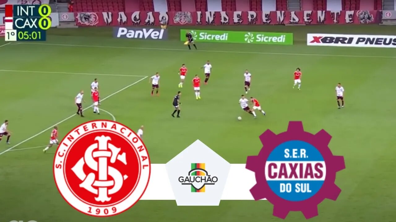 Internacional x Caxias AO VIVO COM IMAGENS | Campeonato Gaúcho 2023 | JOGO DE HOJE | ASSISTA AGORA!