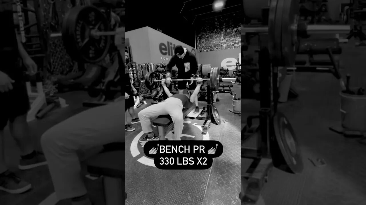 BENCH PR 330 POUNDS X 2 | JO ASSEN #elitefts #benchpress