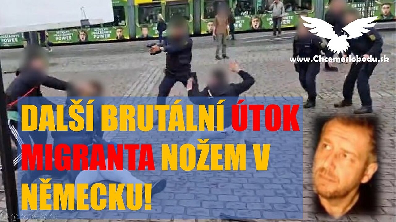 DALŠÍ BRUTÁLNÍ ÚTOK MIGRANTA NOŽEM V NĚMECKU!