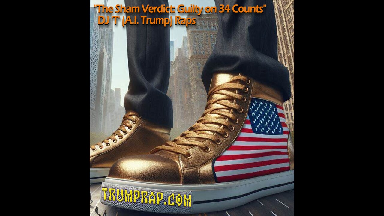 DJ 'T' (A.I. Trump) Rap Song -- "The Sham Verdict: Guilty on 34 Counts" ~ TrumpRap com