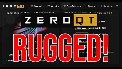 ZeroQT a SCAM | Sorry Guys!!!