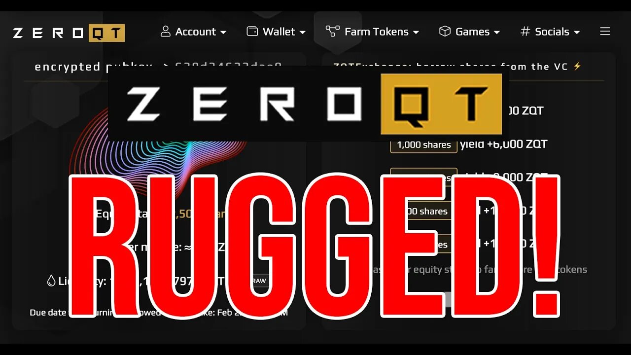 ZeroQT a SCAM | Sorry Guys!!!