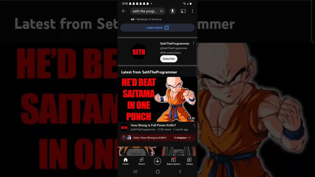 I have unsubbed to Seththeprogrammer