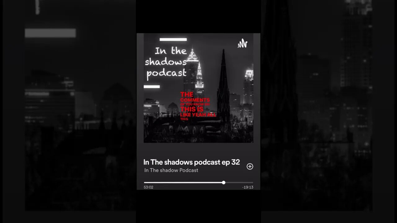 A preview of this weeks episode of in the shadows podcast ￼￼