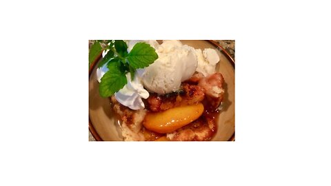 How to make Fresh Southern Peach Cobbler