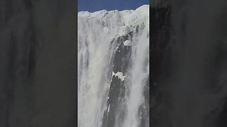 Frozen waterfall #shorts #nature #relaxingmusic