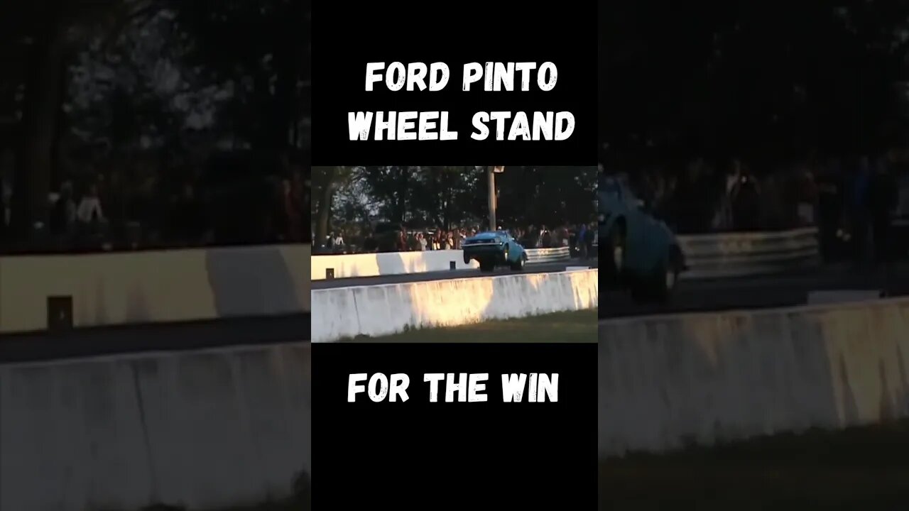 Ford Pinto Wheel Stand For The Win! #shorts