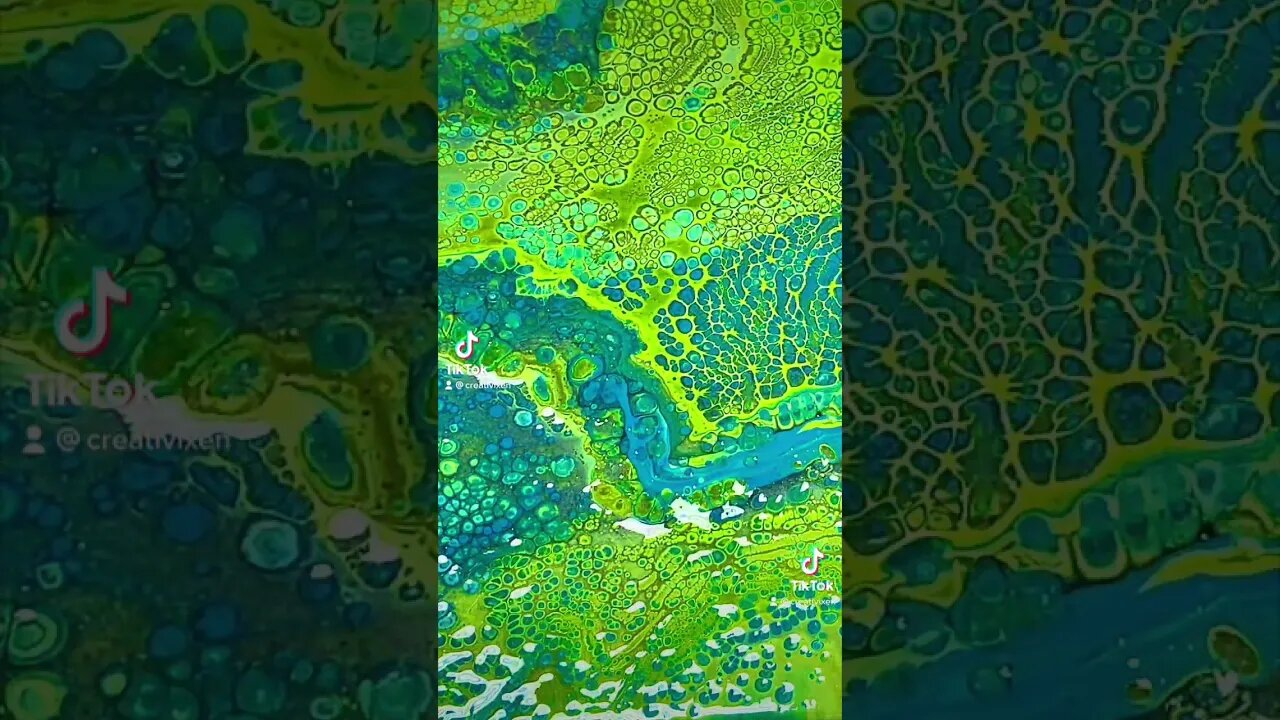 A Preview of My Paint Pour Art