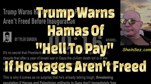 Trump Warns Hamas Of "Hell To Pay" If Hostages Aren't Freed-728