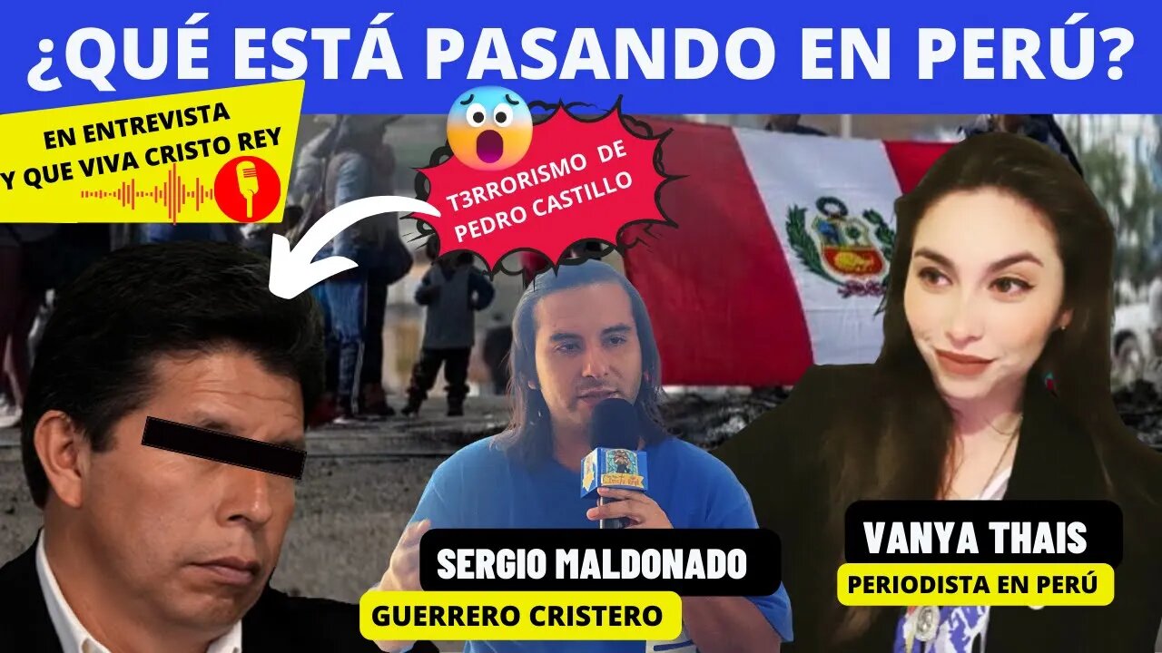 ¿QUÉ ESTÁ PASANDO EN PERÚ? PERÚ BAJO ATAQUE T3RR#RISTA PEDRO CASTILLO PONE EN JAQUE PERÚ VANYA THAIS