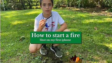 How to start a fire