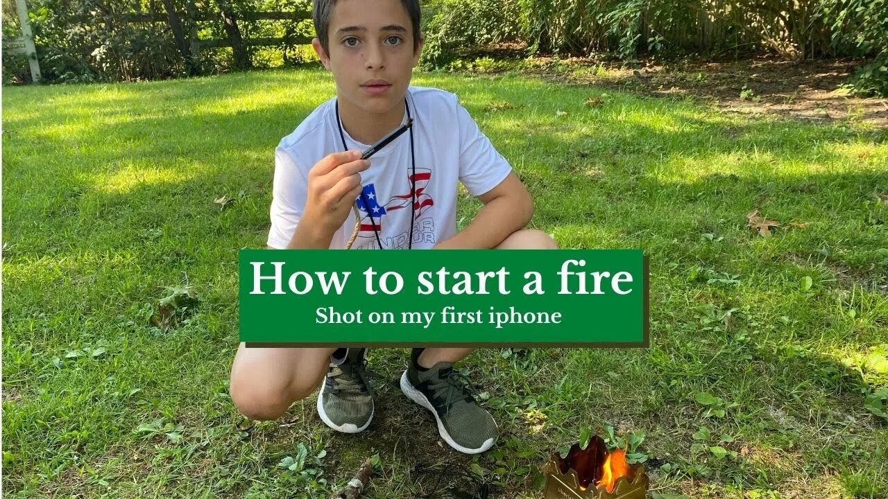 How to start a fire