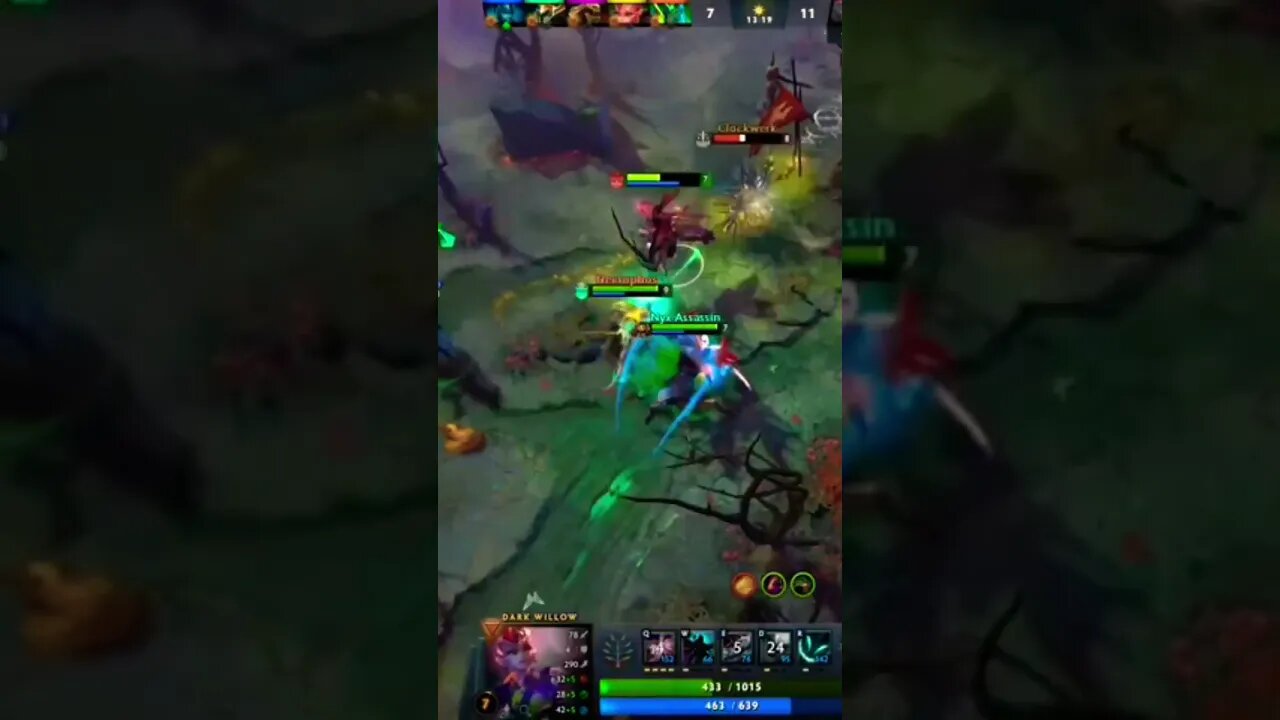 dota 2 my willow noob style #dota2