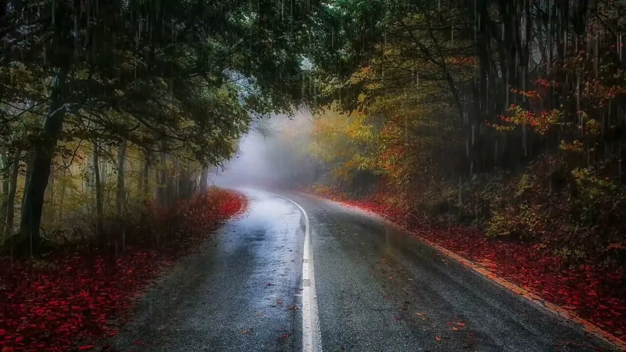 Entardecer com Chuva Forte, Acalma a Mente e Melhora o Sono