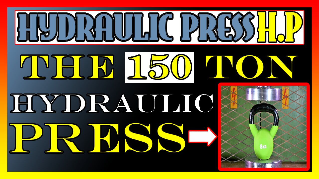 10 TOP ITEMS THAT SURVIVED THE 150 TON HYDRAULIC PRESS