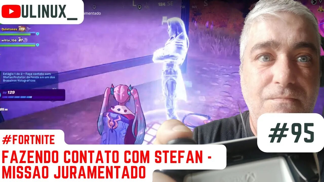 Contato com Stefan... Fortnite missão juramentado