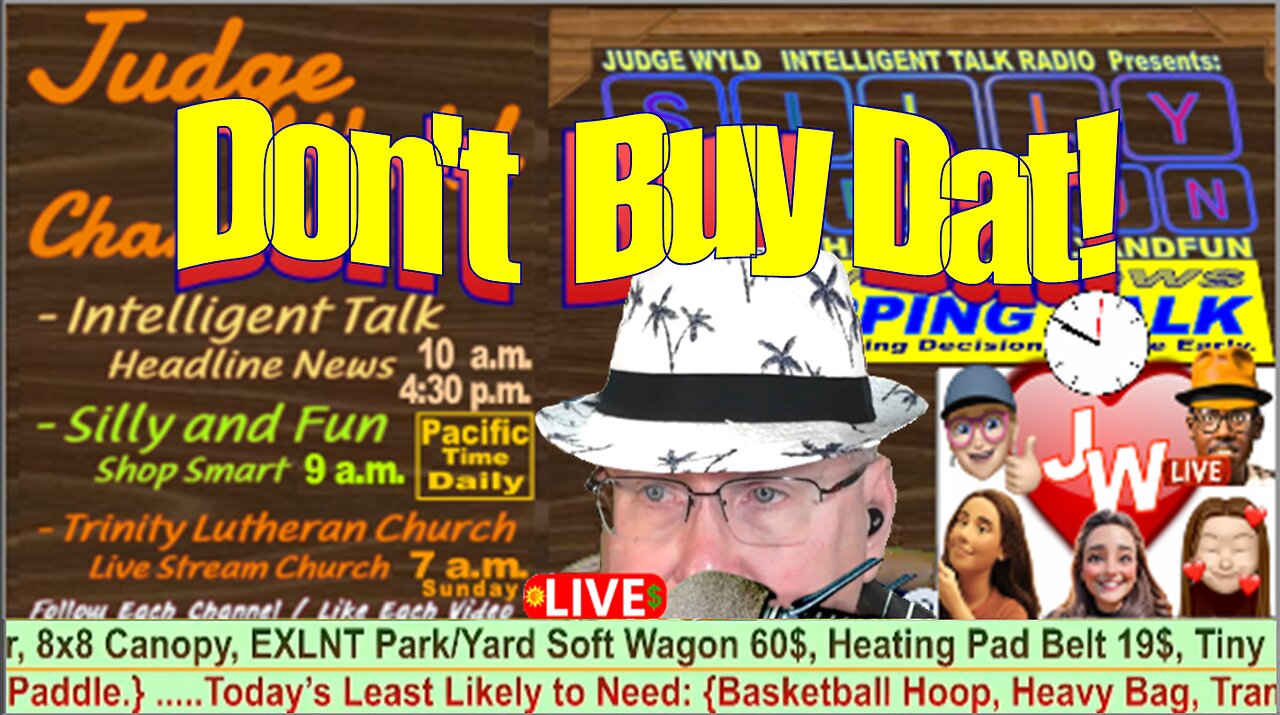 Live Stream Humorous Smart Shopping Advice for Sunday 12 01 2024 Best Item vs Price Daily Talk