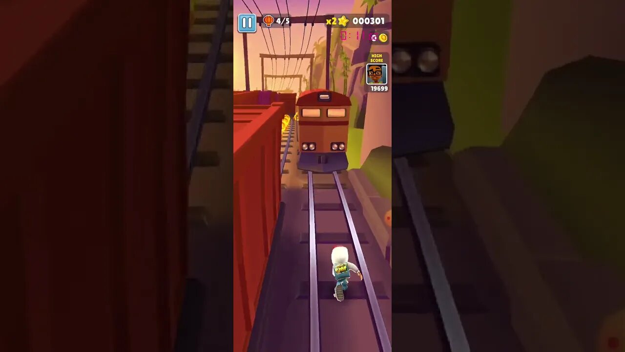 attempt 1 subway no coin speedrun #speedrun #shorts #games #subwaysurfers