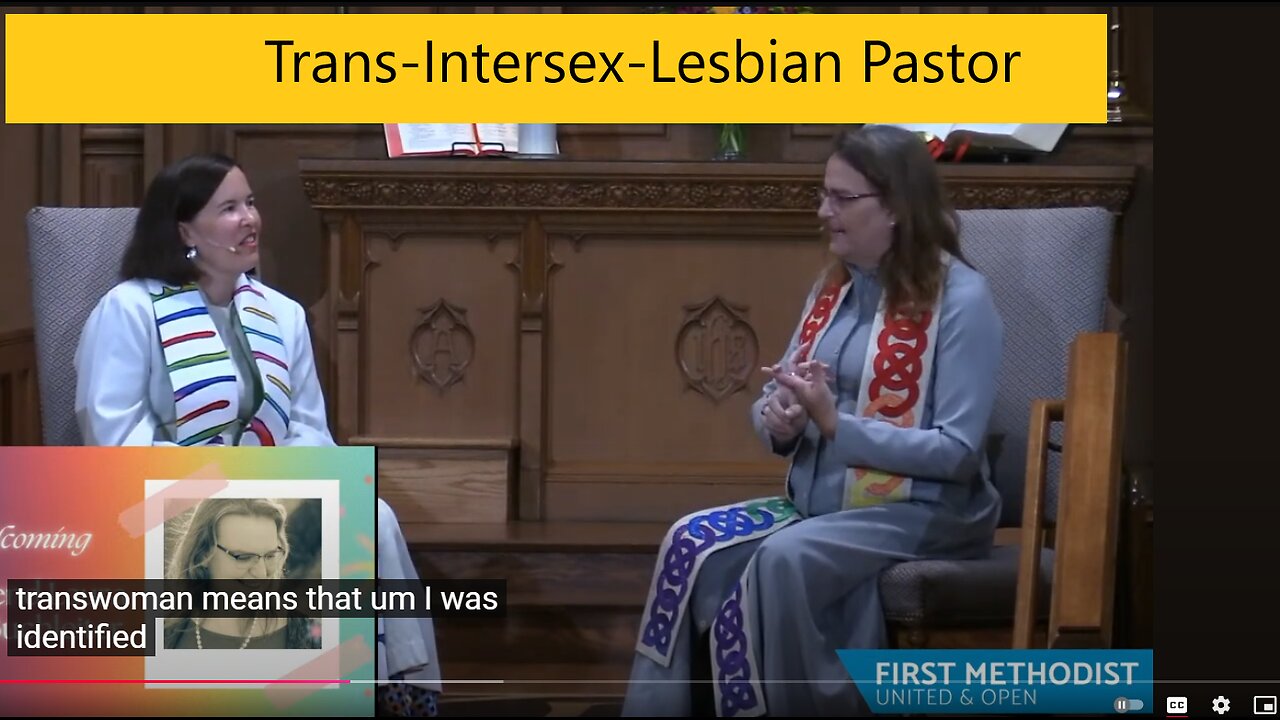 Trans Intersex Lesbian Baptist Preach- Bloomington Indiana United Methodist Church