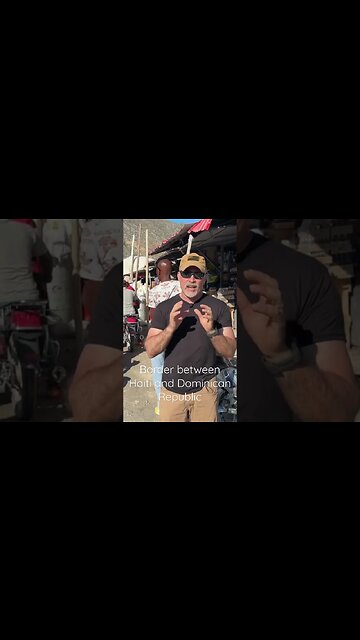 At the remote border crossing between Haiti and the Dominican republic #immigration #border