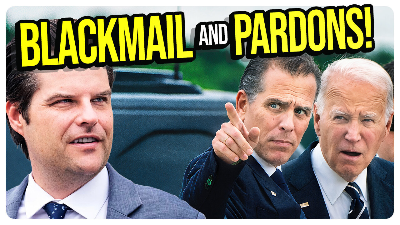 Blackmail & Pardons! From Matt Gaetz to Hunter Biden! Live with VillgeCrazyLady!