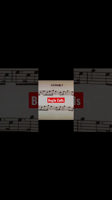 REVEILLE & ASSEMBLY Bugle Calls on Trumpet [Army Wake Up Trumpet]