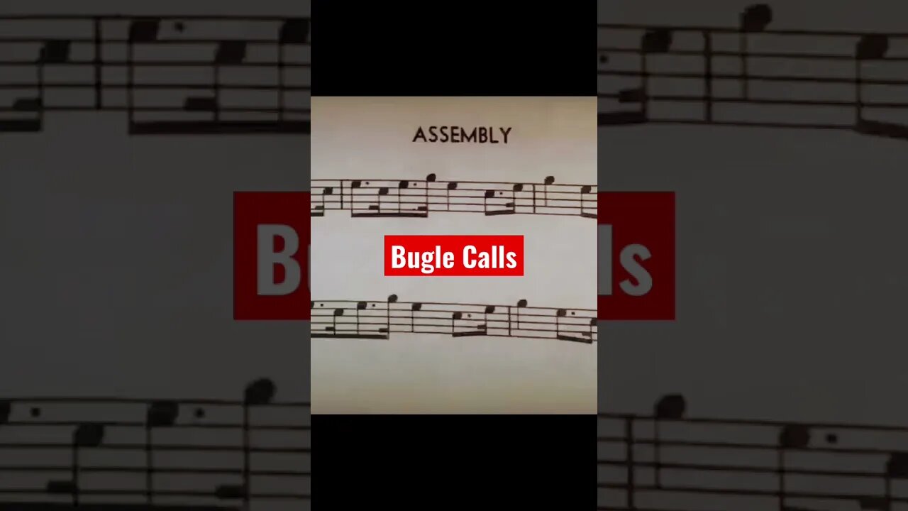 REVEILLE & ASSEMBLY Bugle Calls on Trumpet [Army Wake Up Trumpet]