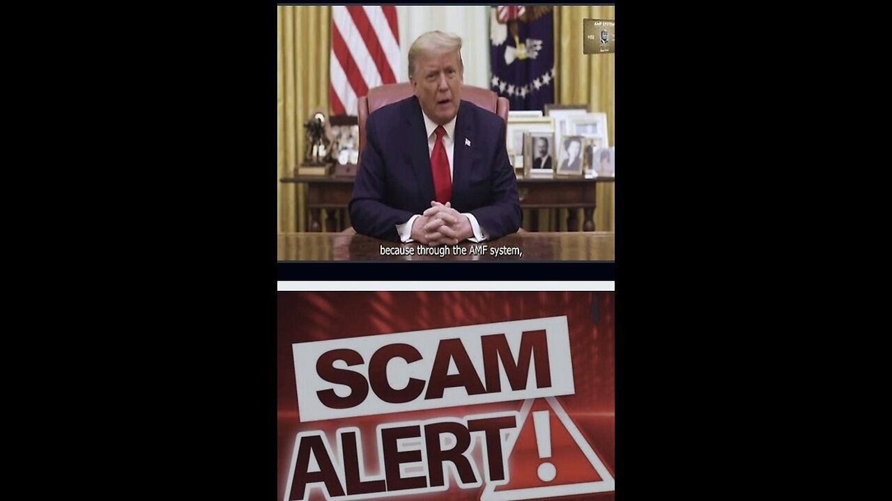 ⚠️ SCAM ALERT ⚠️ AMF CARD & TRB PROMOTED BY FAKED! PRESIDENT TRUMP