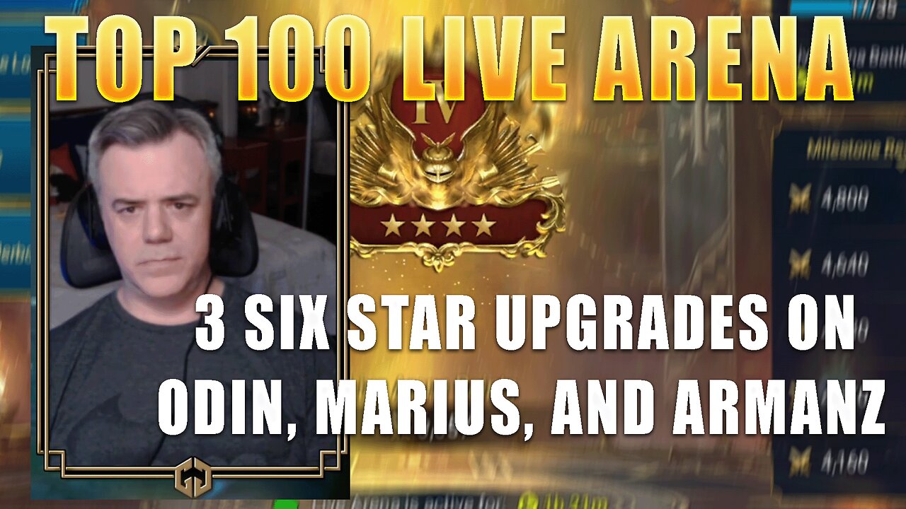 Top 100 Live Arena - 3 Big 6 Star Blessing Upgrades: Marius, Odin, & Armanz || Raid: Shadow Legends