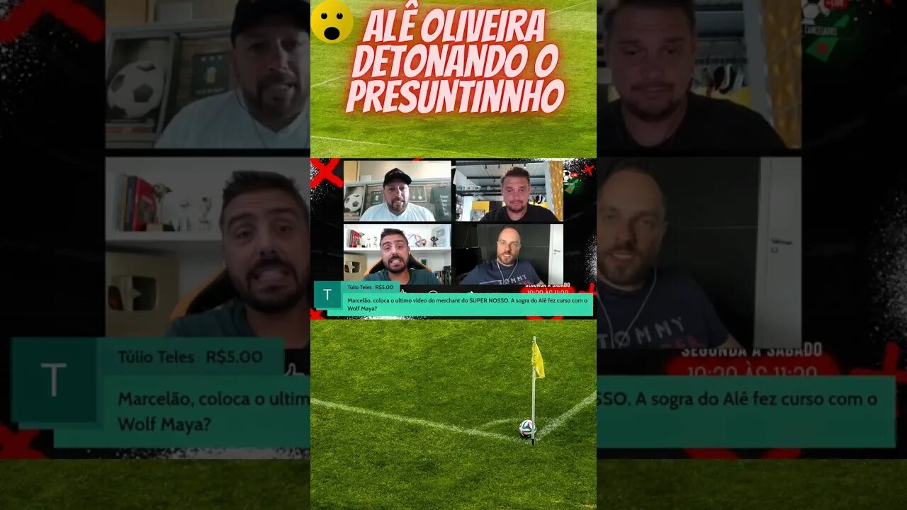 Alê Oliveira detonando o Presuntinho #shorts #shortsvideo #shortsviral #short #flamengo #futebol