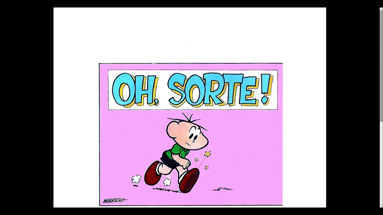 Cebolinha - Oh Sorte! [Pause o Vídeo Caso Não Consiga Ler]