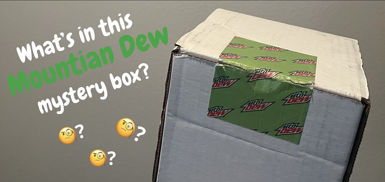 What’s in this Mountain Dew mystery box?!