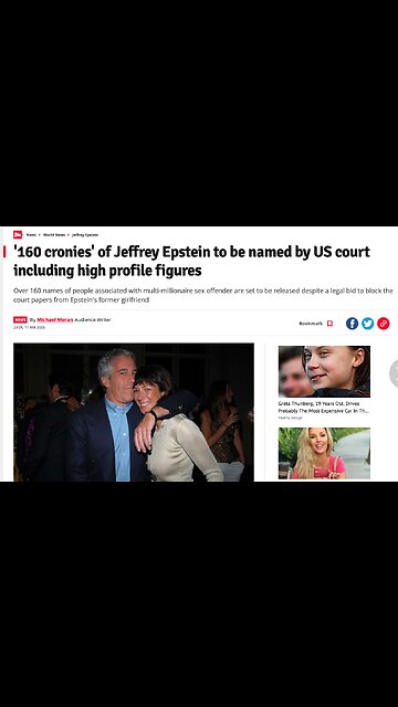 '160 cronies' of Jeffrey Epstein to be named by US court including high profile figures