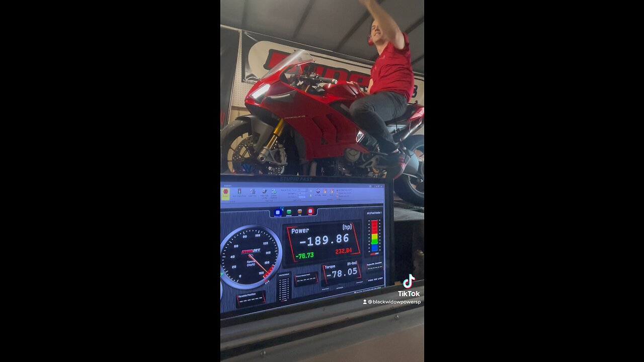 Ducati V4s Dyno